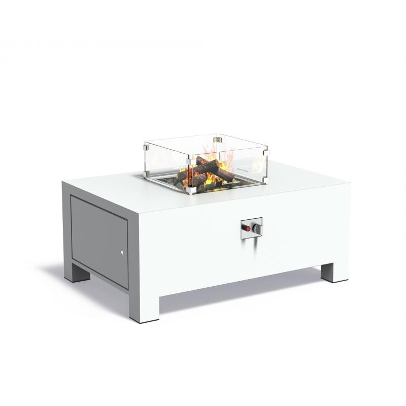 Vuurtafel Forno Brann aluminium 120x80x50cm.