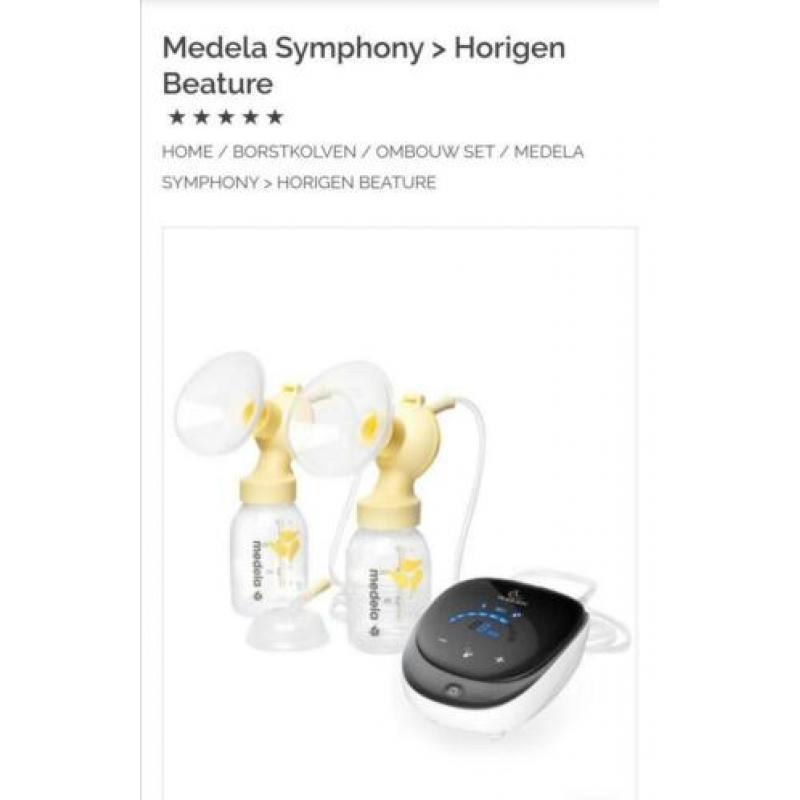 Horigen borstkolf + Medela symphony ombouw set