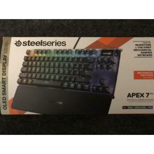 SteelSeries Apex 7 TKL Gaming Toetsenbord Red Switches RGB