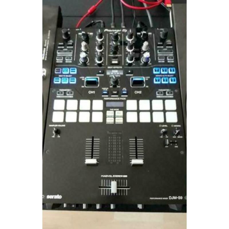 T.k. pioneer djm s9 mixer + 2x technics sl 1210mk2