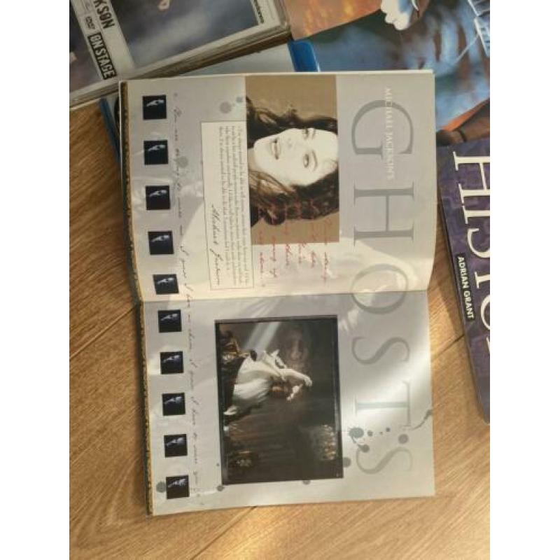 Michael Jackson boeken en dvd en bij ray collectie