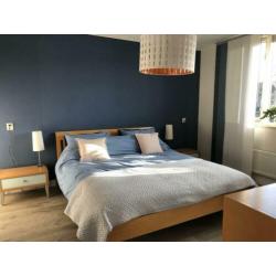 Morgana/Auping bed 180x200 met nachtkastjes en ladenkast