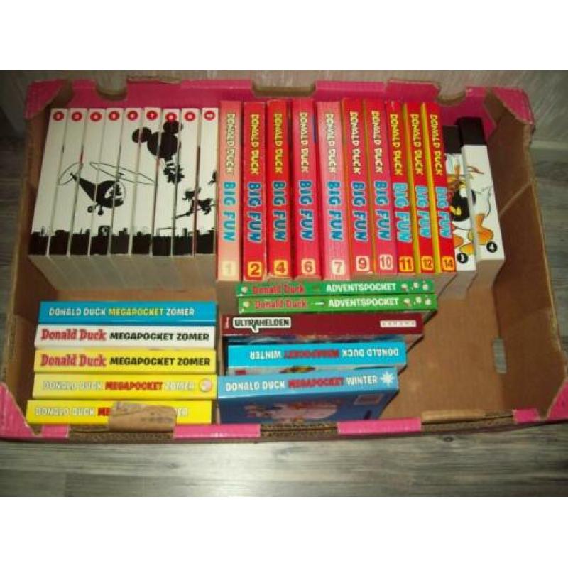 Complete series Donald Duck pockets 14x Big Fun-11x Duckstad