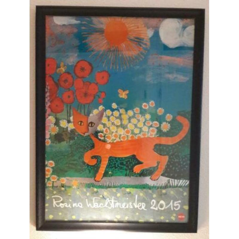 Rosina Wachtmeister katten schilderij 55x75