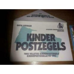 Originele enveloppen kinderpostzegels 1993 nederland