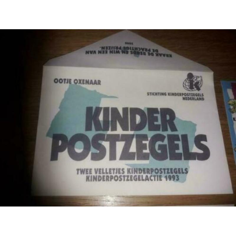 Originele enveloppen kinderpostzegels 1993 nederland