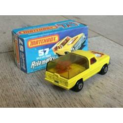 Matchbox Superfast Rolamatics 57 – Wildlife Truck Ford geel