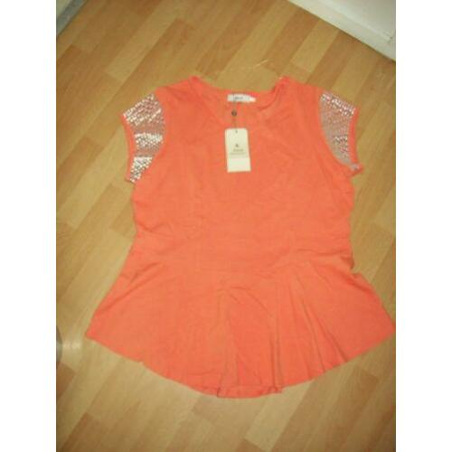 NIEUW! Trendy mooie design peplum top van Zizzi maat L=XXL