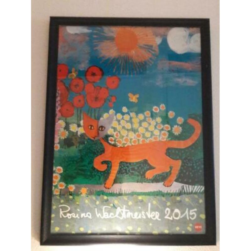 Rosina Wachtmeister katten schilderij 55x75