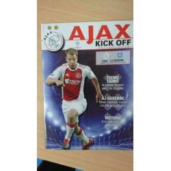 AJAX KICK OFF nummers