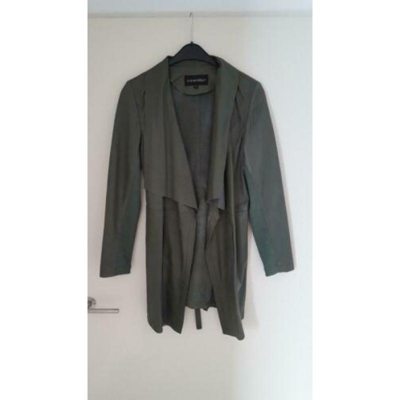 Leren Jas/ colbert Transmission maat XL