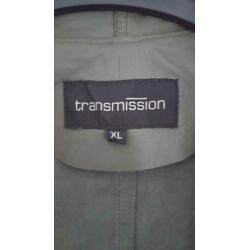 Leren Jas/ colbert Transmission maat XL
