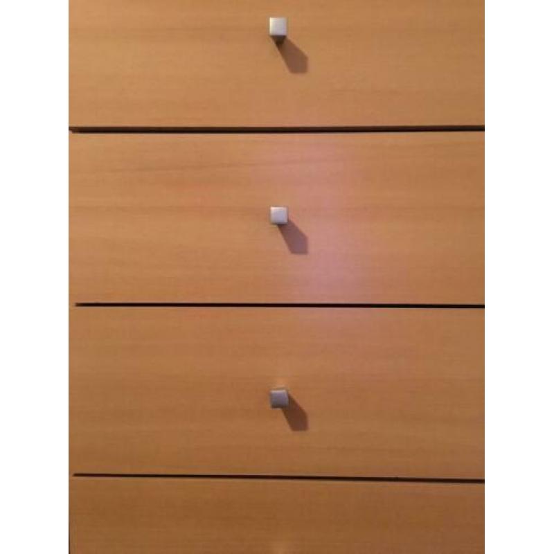 Ladekast eiken 6 lades