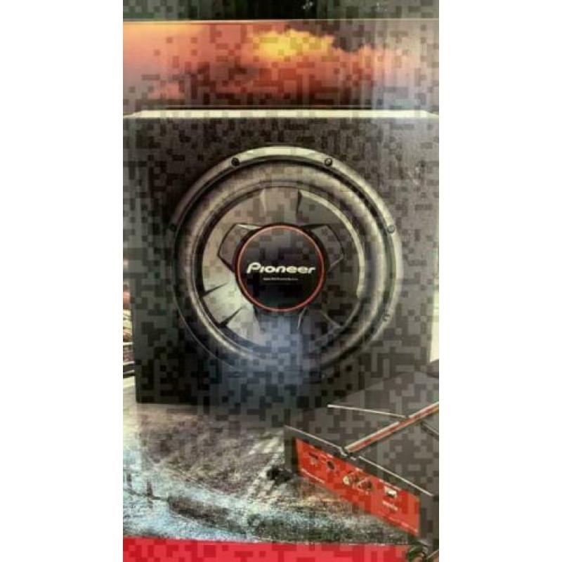 Pioneer Subwoofer set inc. inbouwen