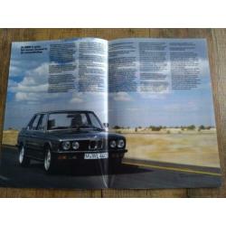 BMW 5-serie e28 folder uit 1982