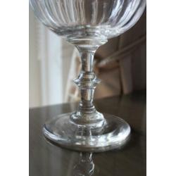 Antieke Franse 3 champagne coupes 19e eeuw