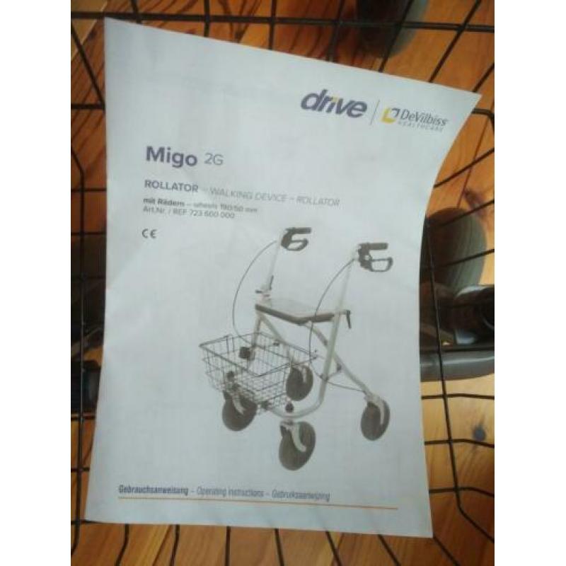 Nieuwe rollator te koop