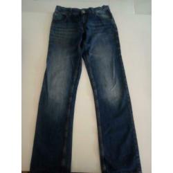 ZGAN blauwe spijkerbroek jeans Hema maat 164 regular fit