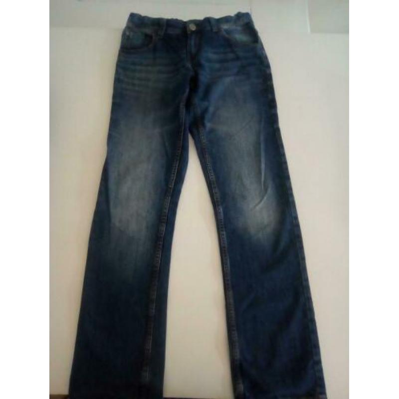 ZGAN blauwe spijkerbroek jeans Hema maat 164 regular fit