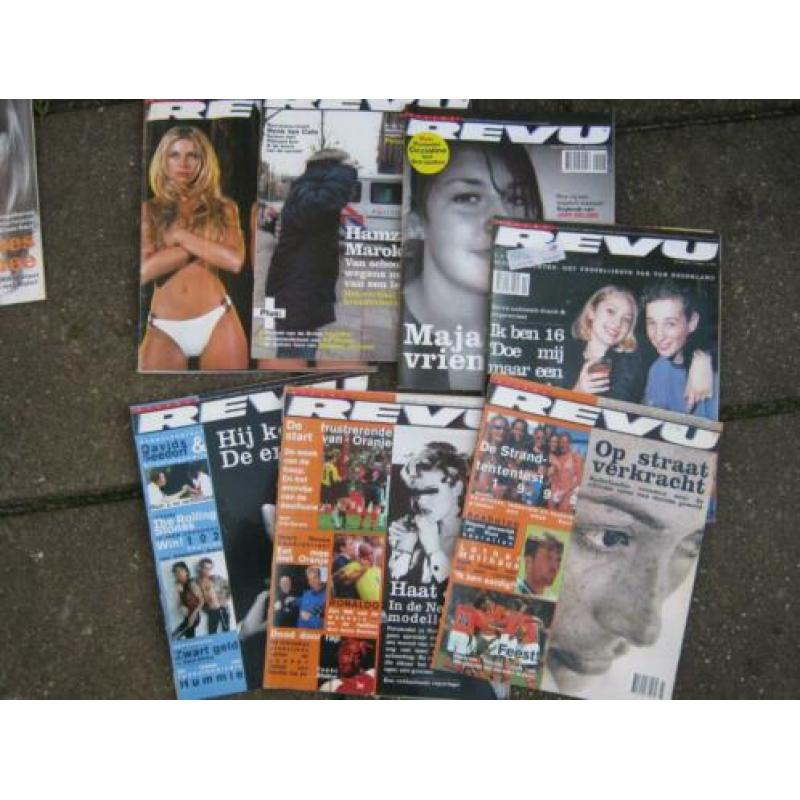 Te koop 35 oude bladen Revu te koop.