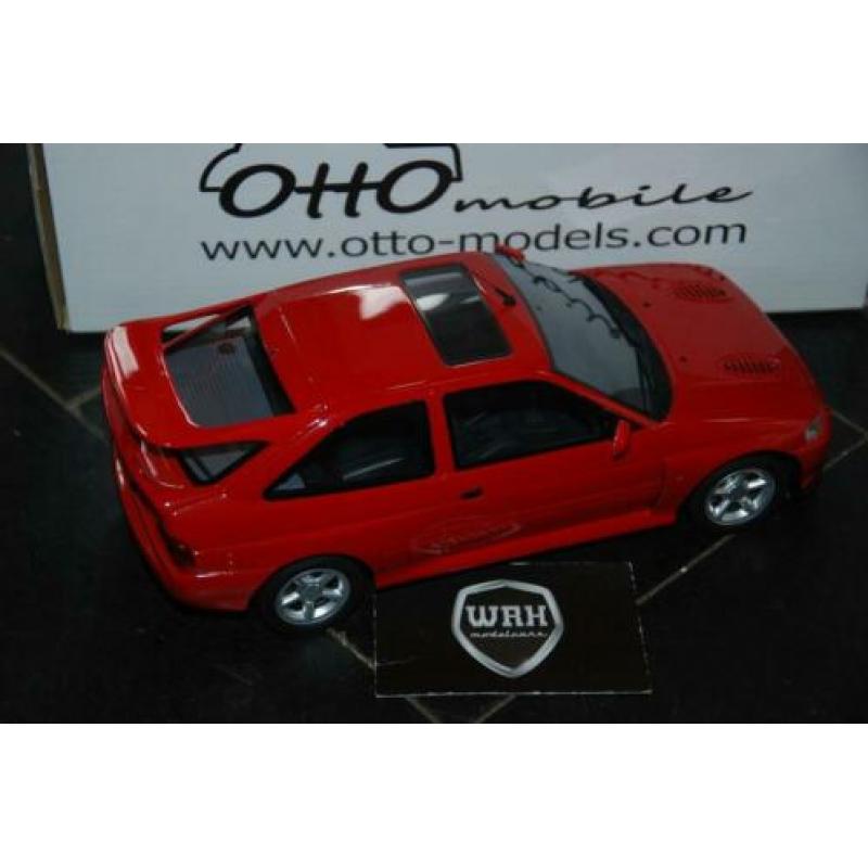1:18 FORD ESCORT RS Cosworth red Otto mobile OT073 WRH