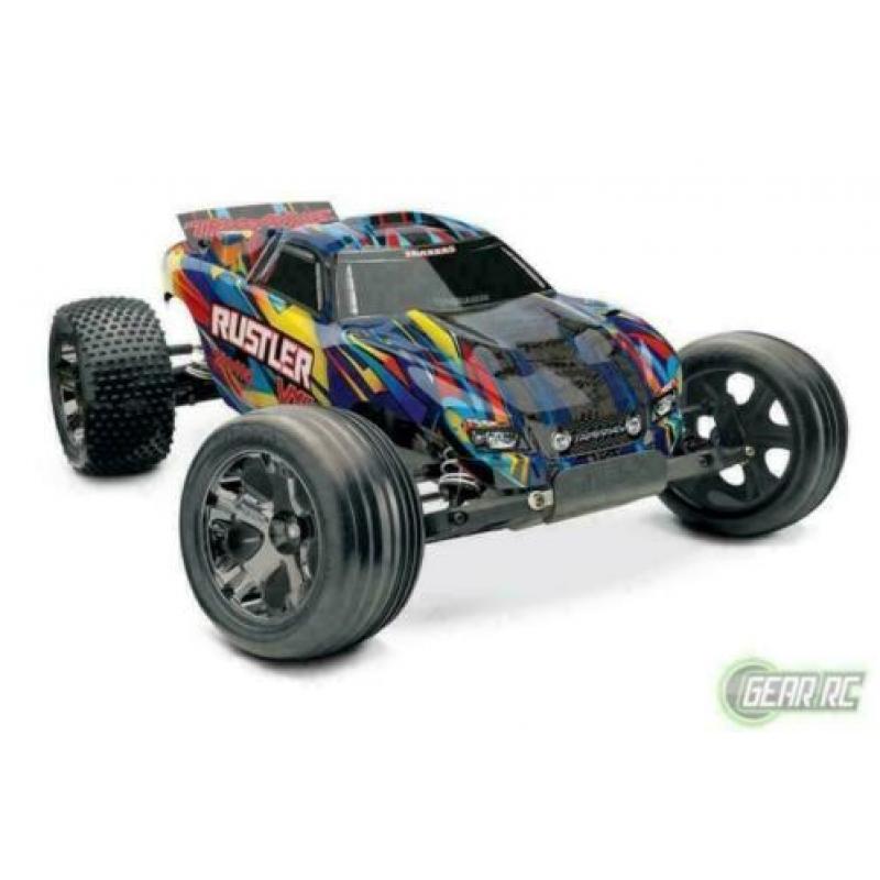 Traxxas Rustler VXL Brushless met TSM (zonder accu en lader)