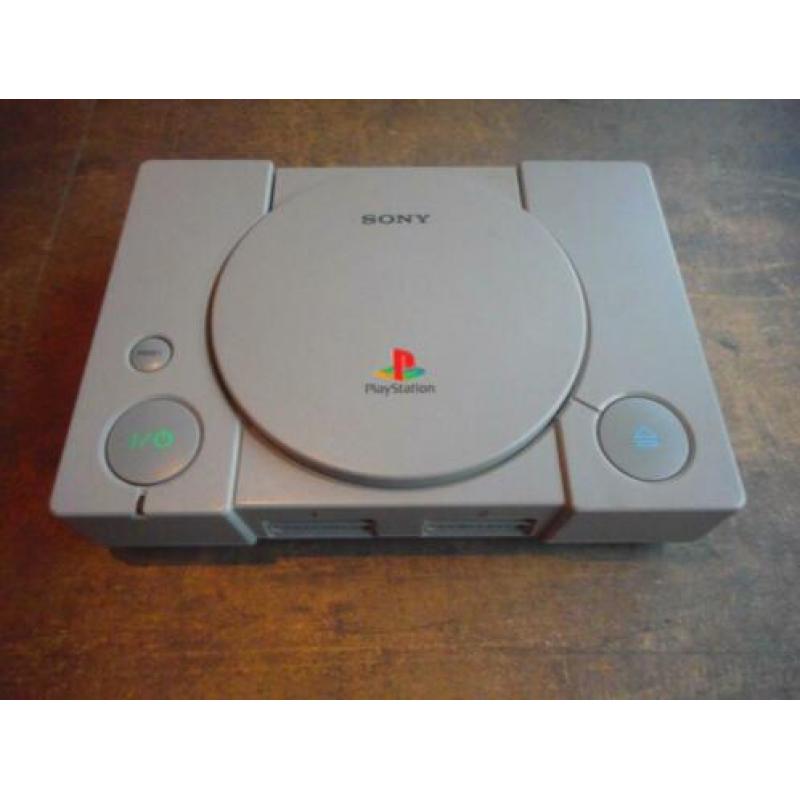 Playstation 1 spelconsole (zie foto's)