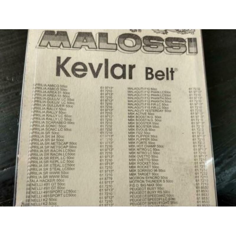 V snaar Malossi verschillende soorten! Zie omschrijving