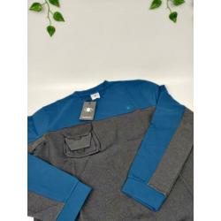 (Maat M) Daily Paper Navy Panel Sweater