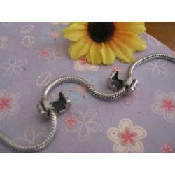 2 x Pandora clip P215 = sunburst + 14 krt GOUD in 1 koop