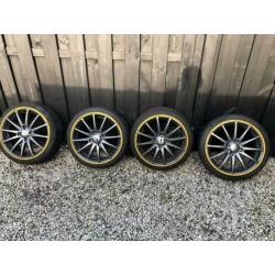 Brock RC Design 17” x 4 velgen plus banden