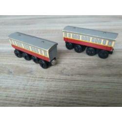 thomas de trein sodor express wagonnen hout
