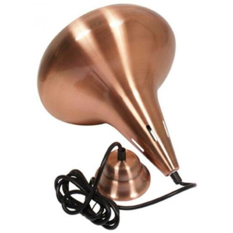 Pool/biljart lamp 26 cm koper, Woonkamer lamp, Verlichting