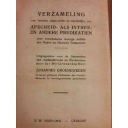 Ds. J. Groenewegen - Verzameling van veertien predikatiën