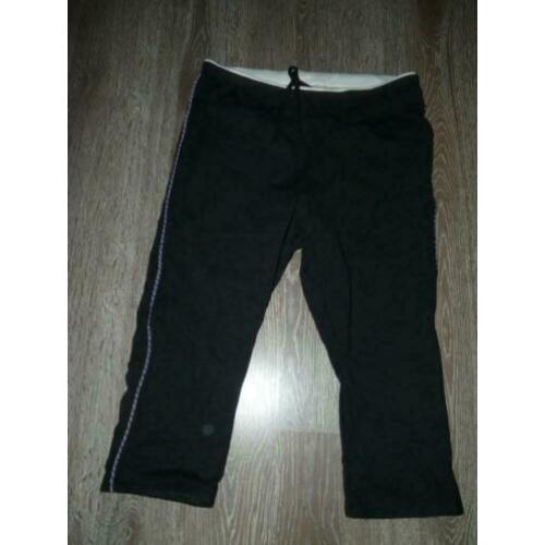 carpi zwarte sportbroek yogabroek hardloopbroek L 40 42