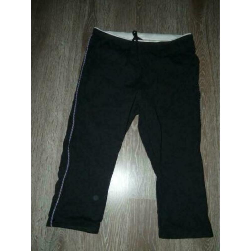 carpi zwarte sportbroek yogabroek hardloopbroek L 40 42