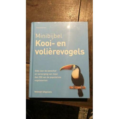 Minibijbel Kooi- en volièrevogels nieuw in plastic