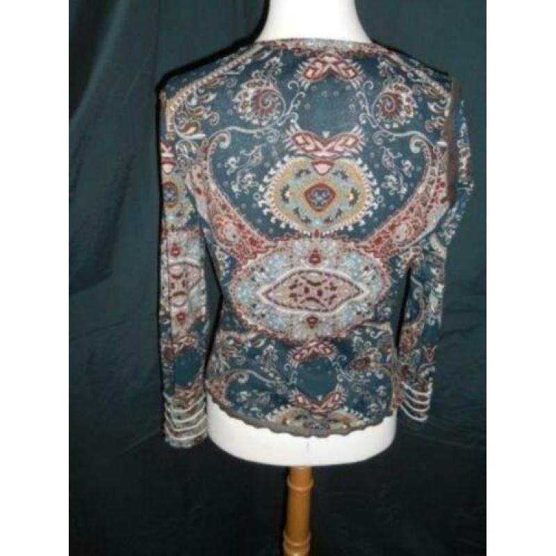 Longsleeve groen brocant Bandolera mt L AANBIEDING