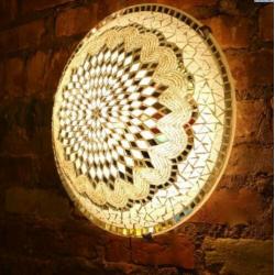 Oosterse handgemaakte mozaiek plafonniere plafondlamp nieuw!