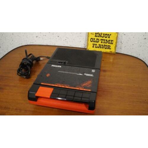 Leuke vintage Philips D 6260 Cassette Recorder
