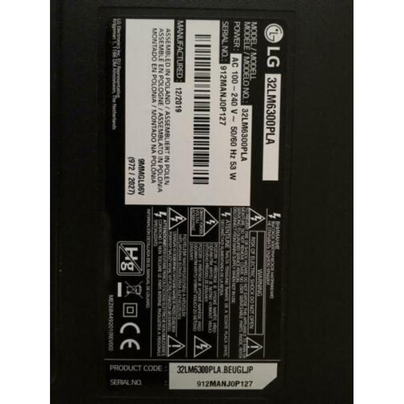 Smart tv lg 32inch