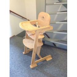 Houten Bambino (kinder) meegroeistoel