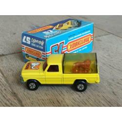 Matchbox Superfast Rolamatics 57 – Wildlife Truck Ford geel