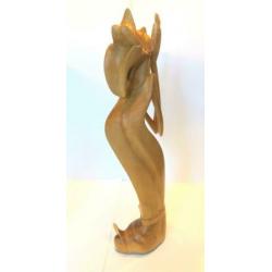 Art deco Balinese houten sculpturen