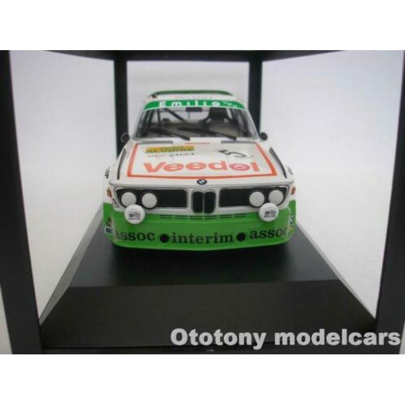 Bmw 3.0 CSL #5 24hrs Spa 1976 1/18 Minichamps