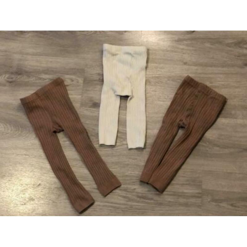 Rib broekjes / leggings 56 - 68