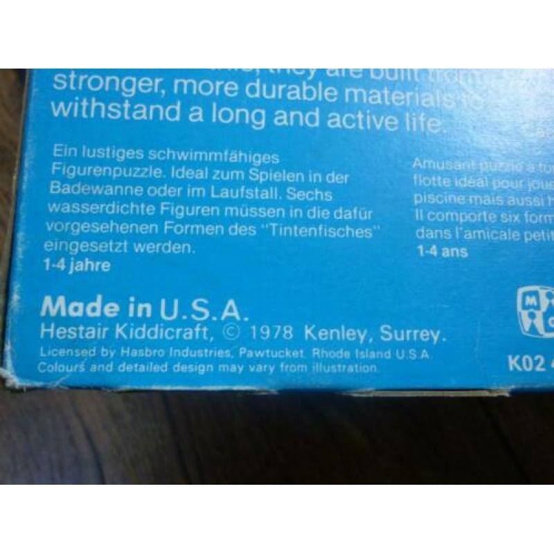 kiddicraft jaar 1978 compleet met doos! 1-4 jaar