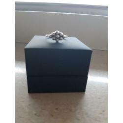 Zilveren ring spirit icons met bolletjes maat 17