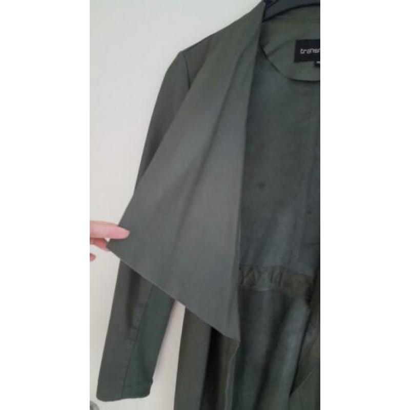 Leren Jas/ colbert Transmission maat XL