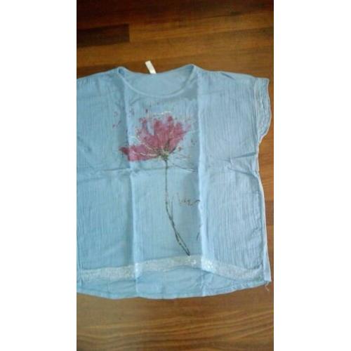 Shirt van linnen-katoen xl